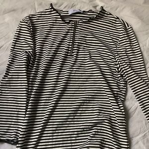 STRIPED ZIP SHIRT